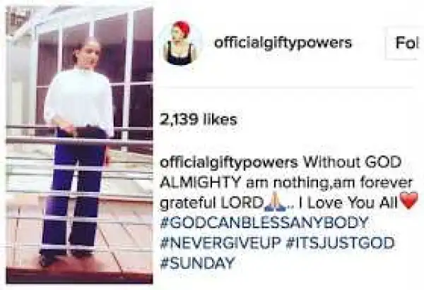 #BBNaija Gifty shares new lovely photo after revealing she was once married